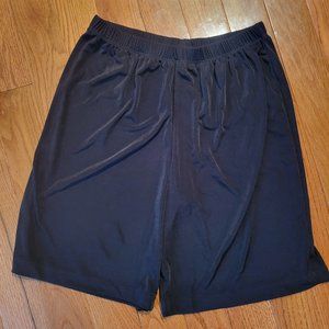 CSC Studio Dark Blue Elastic Slip on Shorts - Flowy Soft Fabric